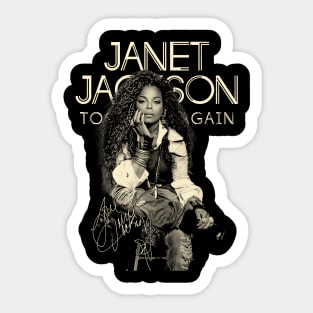 Janet Jackson Together Again Sticker